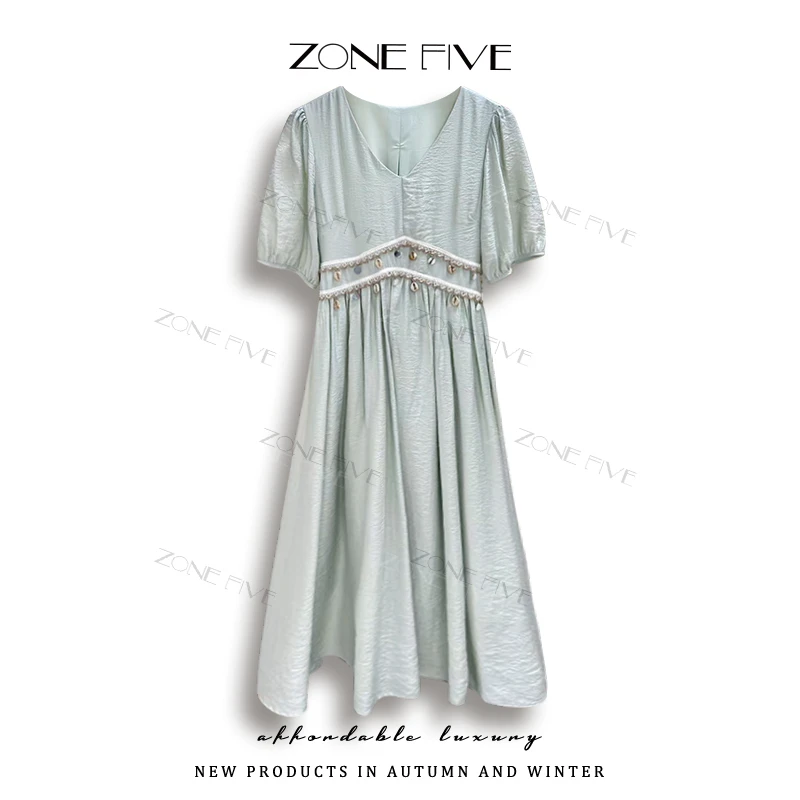 苏陌法式连衣裙女高贵气质夏季爆款2025新款裙子洋气外出仙女公主