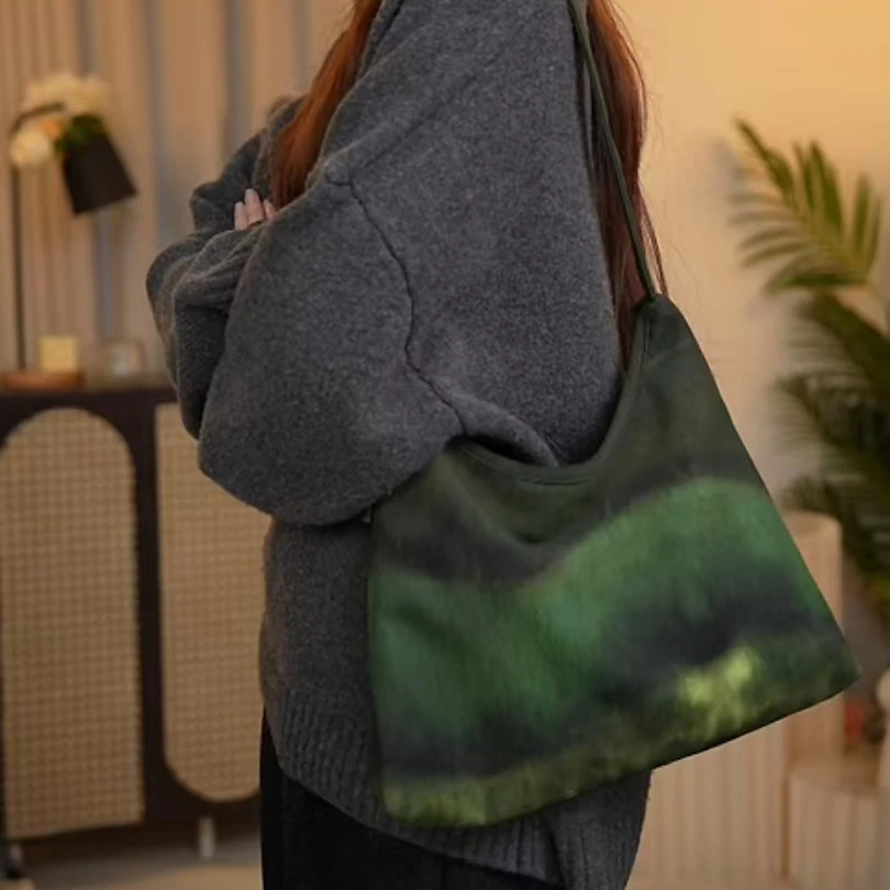 嘉哥 绿野仙踪可爱单肩斜跨休闲通勤大容量帆布包女