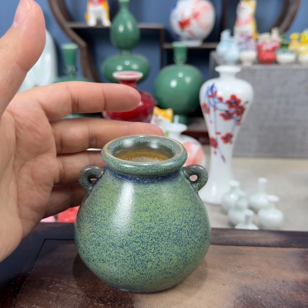 陶瓷手工小花器摆件