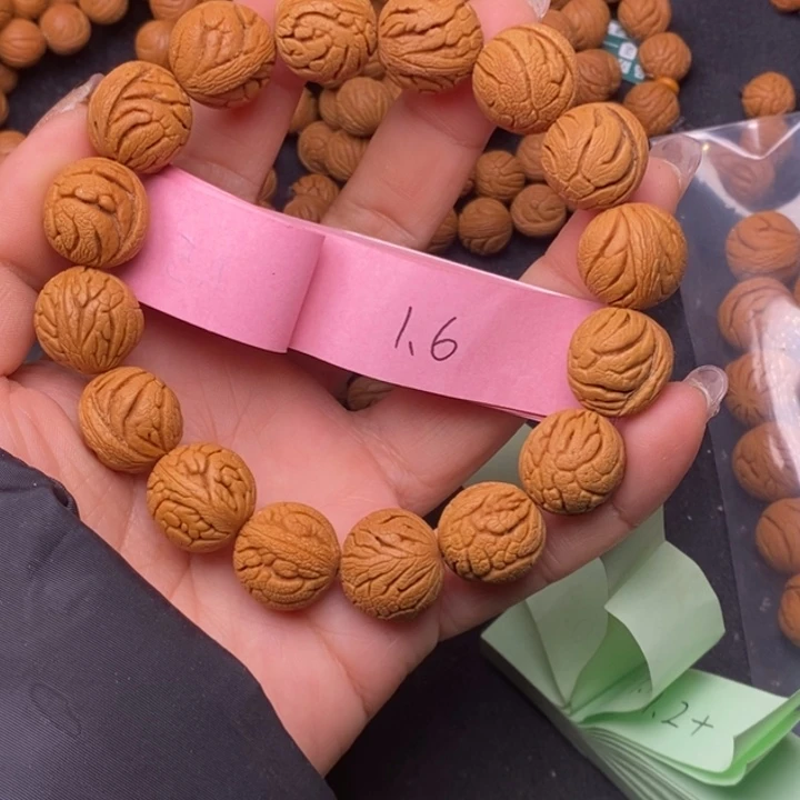 秦岭龙纹桃核15颗