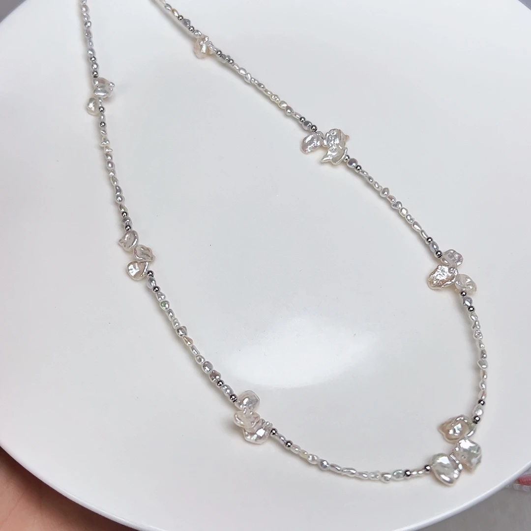 海水珍珠18K金镶嵌颈饰喜****子