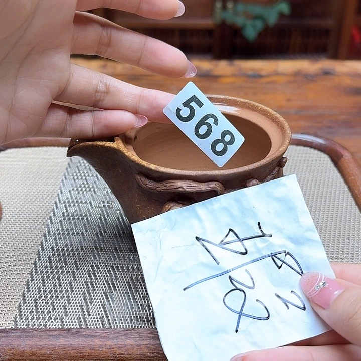 纯手工制作粗陶茶具