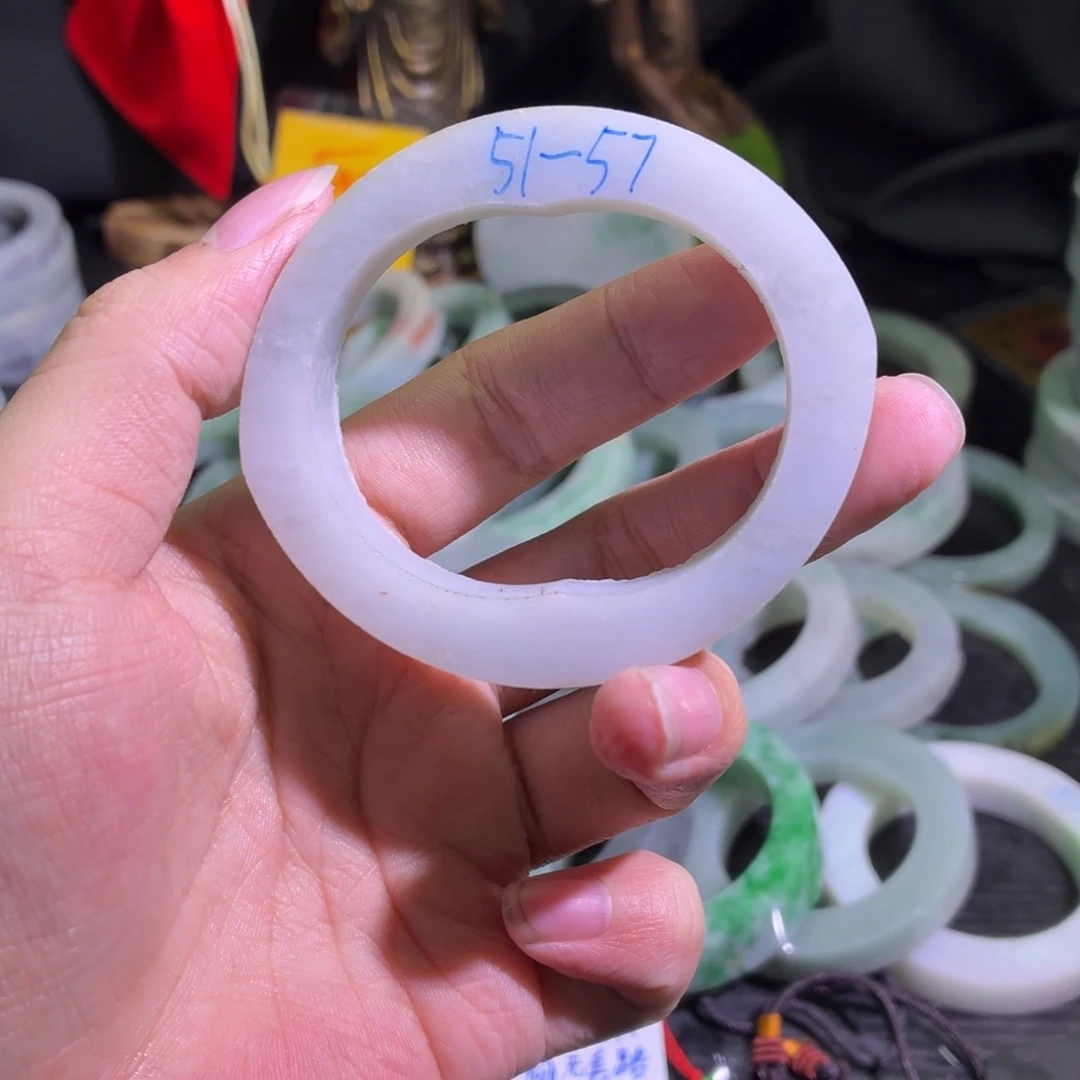 定制翡翠未镶嵌天然翡翠A货毛胚手镯定制