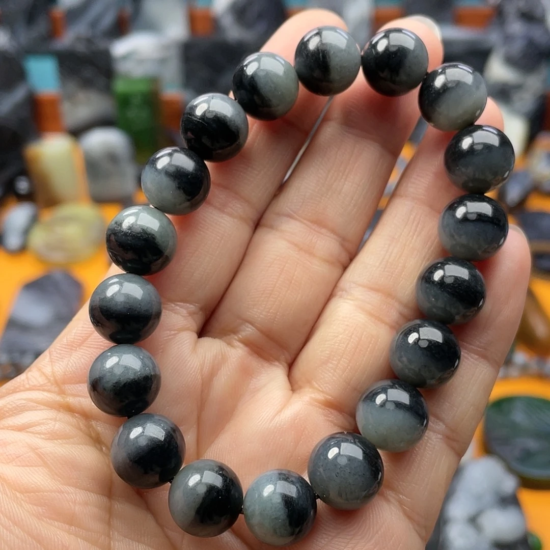 V***仔和田玉未镶嵌手串