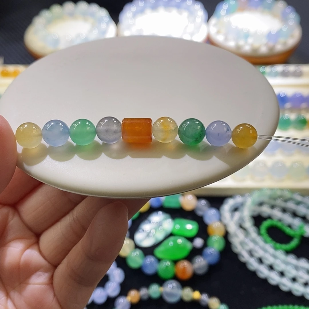 未镶嵌挂件翡翠一组