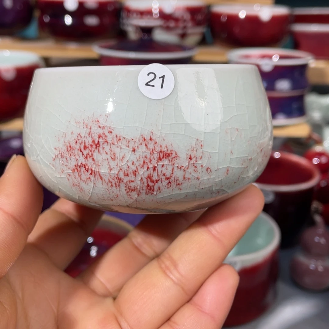 瓷片纯手工制作……微微瑕