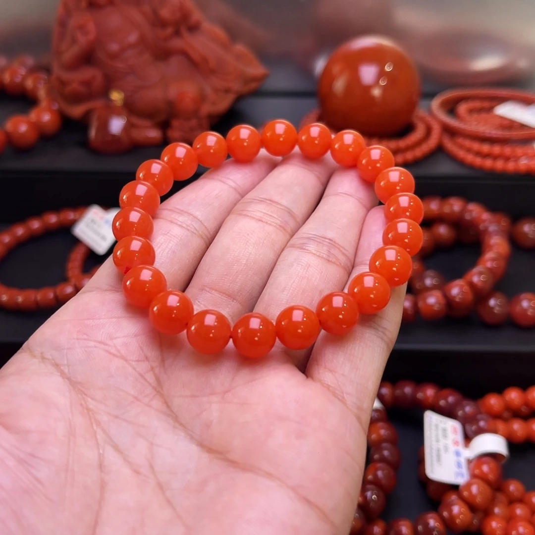 南红玛瑙未镶嵌手串南红