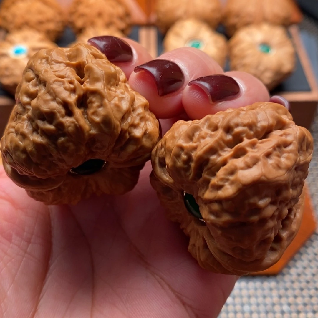 把件文玩核桃40尺三角蛙