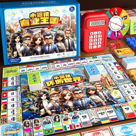 中国之旅欢乐大富贵翁至尊豪华版儿童版桌面游戏成人世界经典棋牌