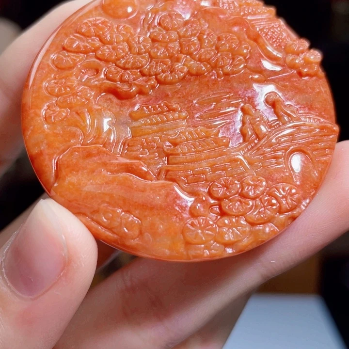 翡翠未镶嵌吊坠(不含链)X53