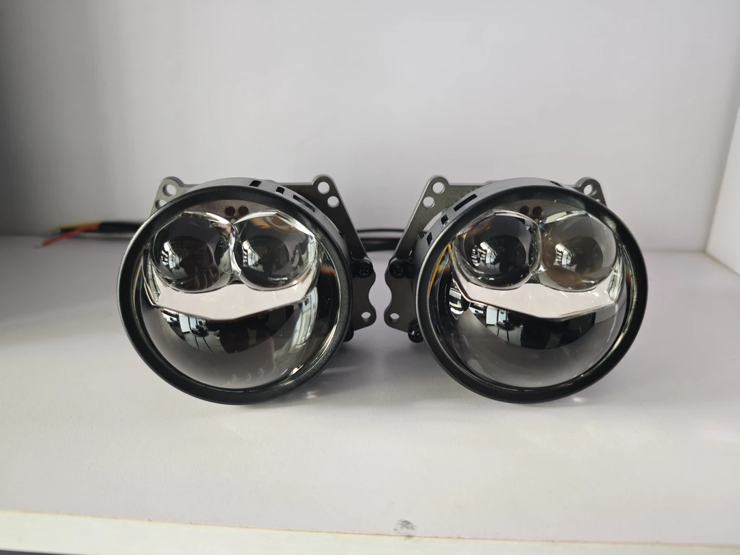 光耀达追月双直射汽车大灯远光LED双光透镜模组透镜大灯车灯