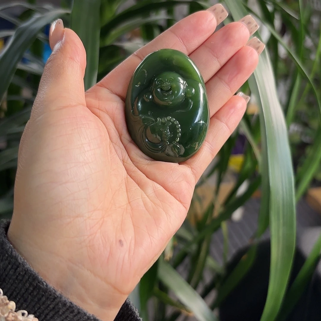 和田玉未镶嵌吊坠(不含链)