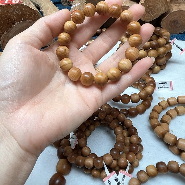 檀香木手串/手链庐****潮印度老山檀香12号12圆珠