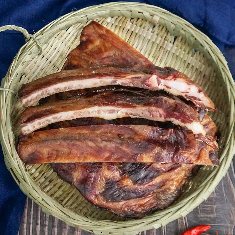 川特产农家自制烟熏排骨正宗腊排柴火熏烤精排猪腊排骨