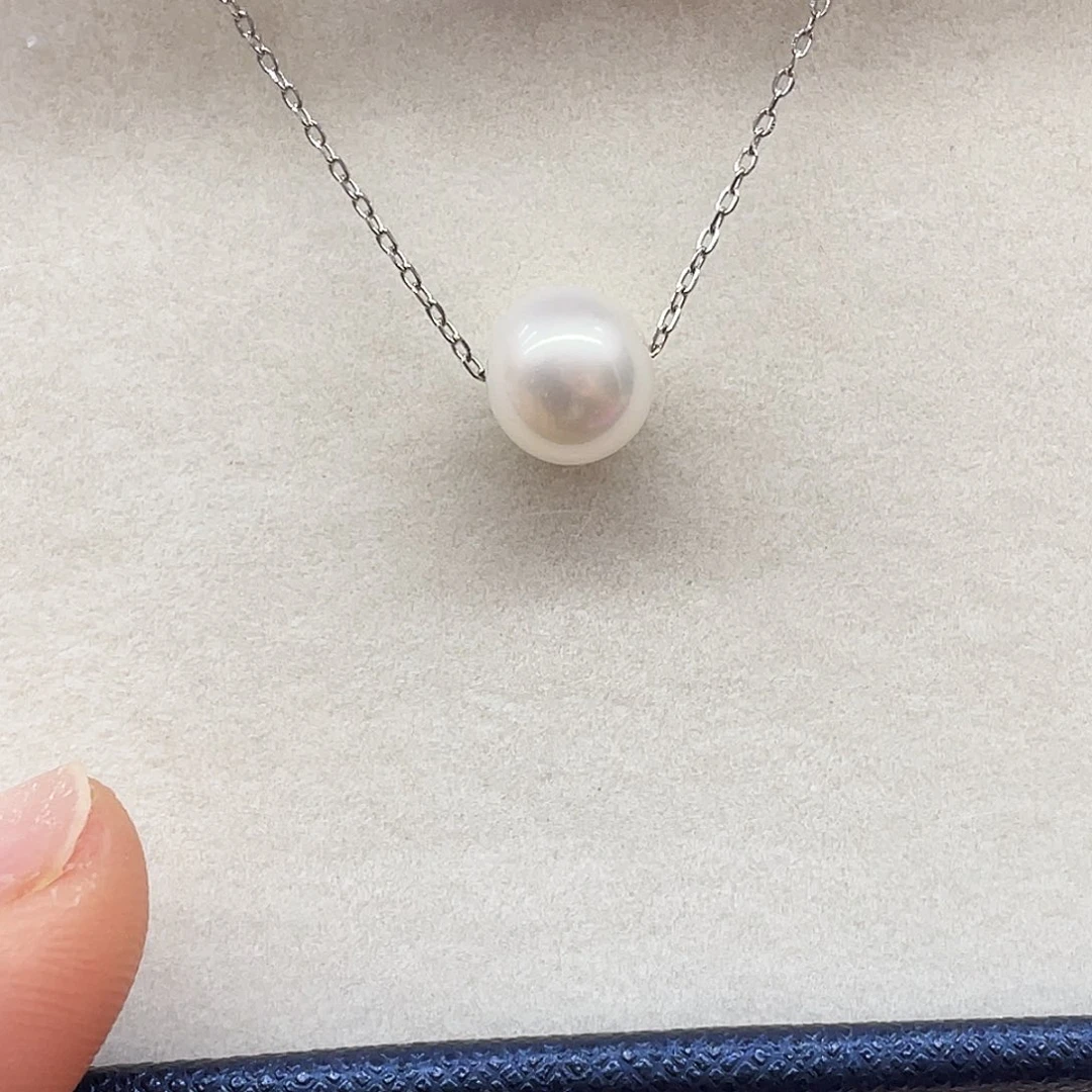 淡水珍珠颈饰银S925镶嵌