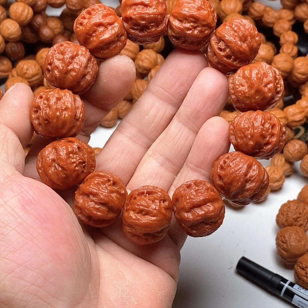 核桃文玩核桃9号2.4八棱磨盘