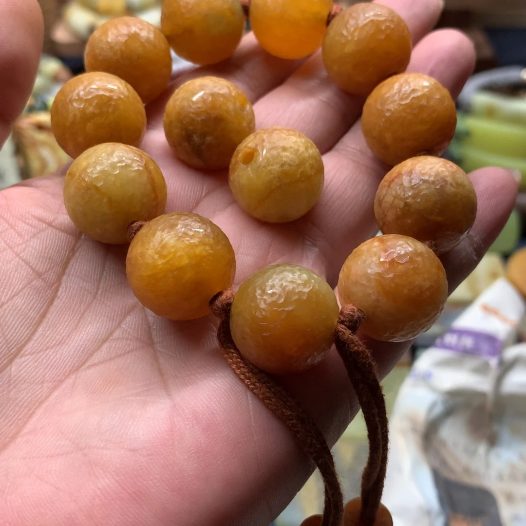 佐***6蛇纹石玉合金颈饰