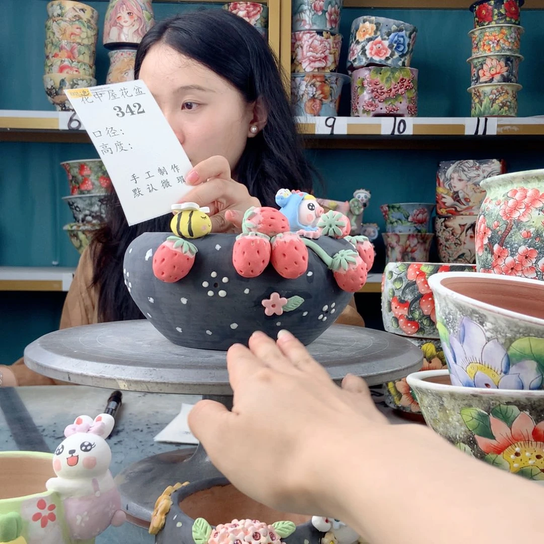 罐景德镇手工瑕疵342