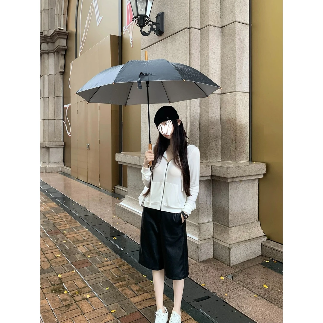 早秋新款韩版休闲连帽上衣长袖外套Y3580