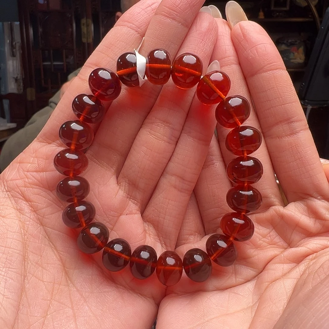 琥珀裸石未镶嵌7*7抚顺琥珀10132。11mm