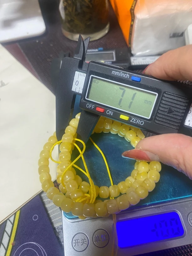 俄白花精工老型佛珠