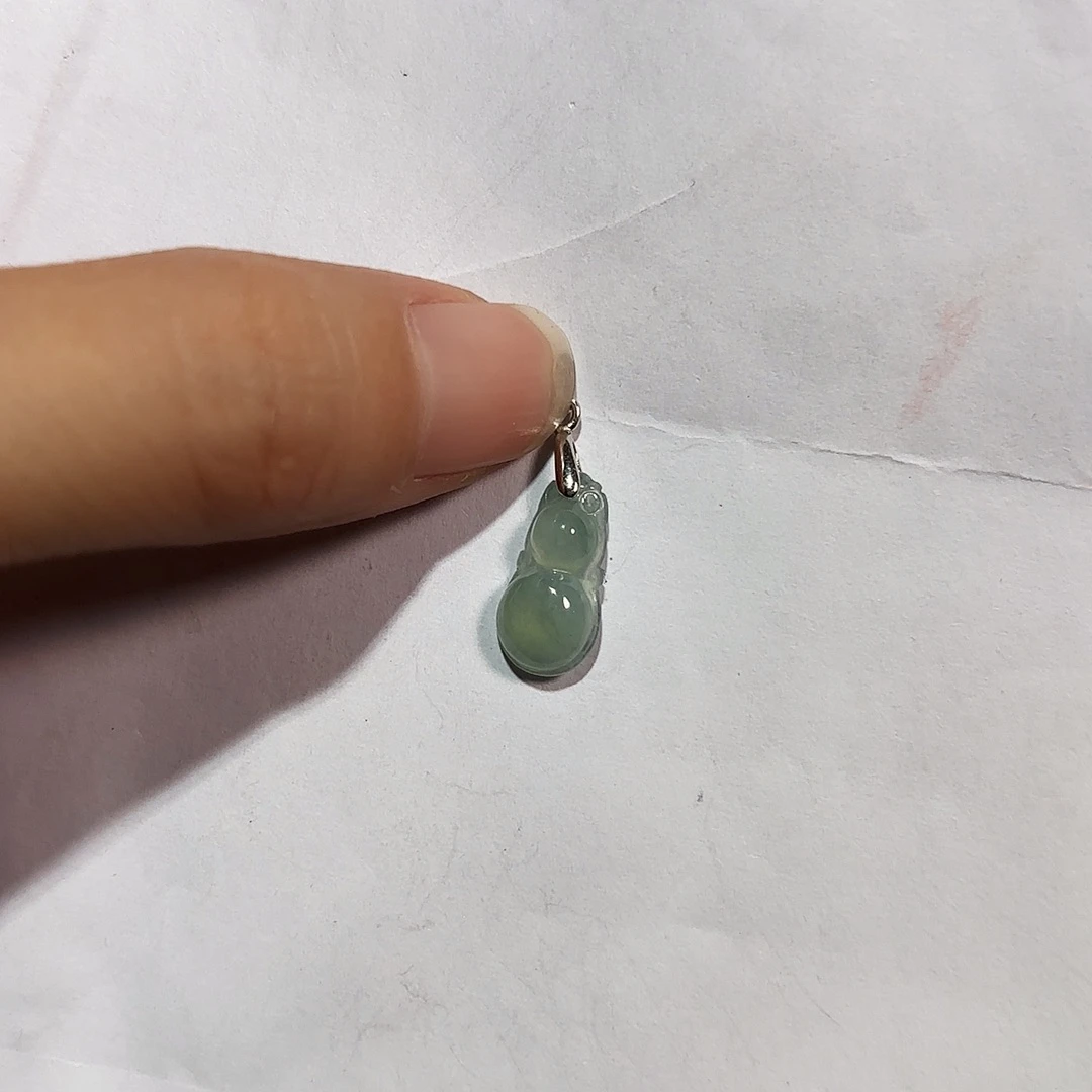 翡翠银S925镶嵌颈饰