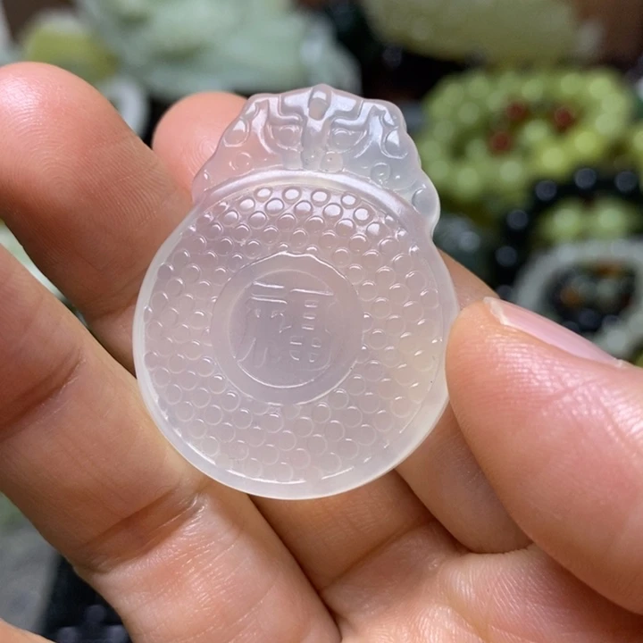 岫玉未镶嵌岫玉挂件