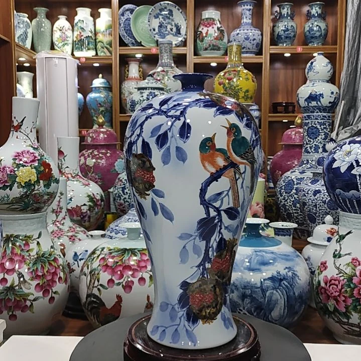 瓷片景德镇陶瓷花瓶子