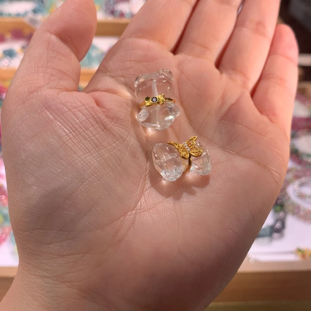 未镶嵌吊坠(不含链)水晶一对的价格