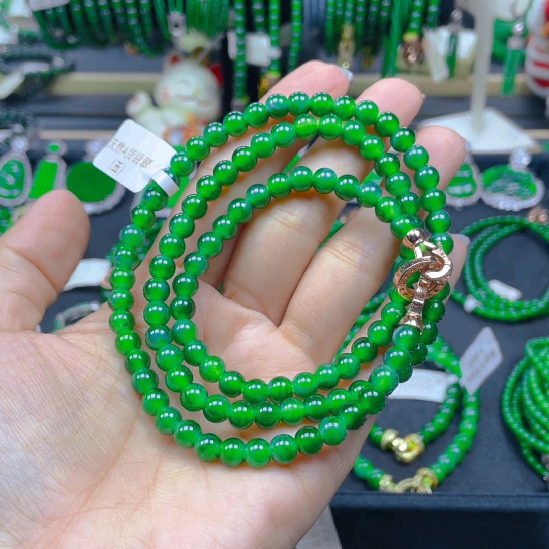 颈饰未镶嵌翡翠项链6