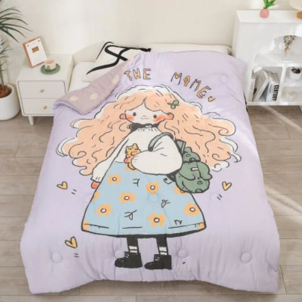 【背包琪琪】 120cm*150cm纯棉多功能轻奢超柔轻奢双层纱被子