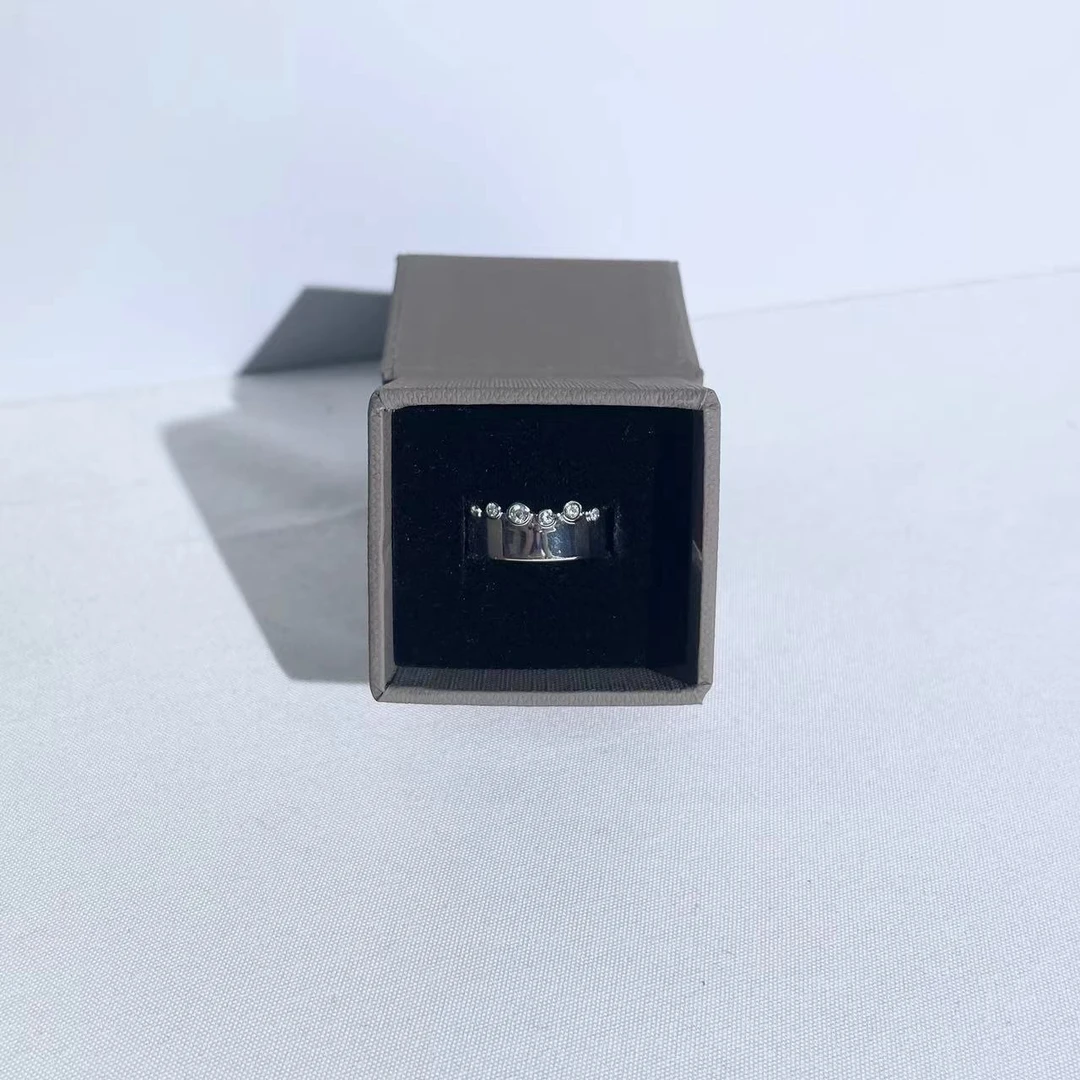 黄铜仿水晶戒指 CHARLES&KEITH 32120252银色S女士时尚戒指-杨