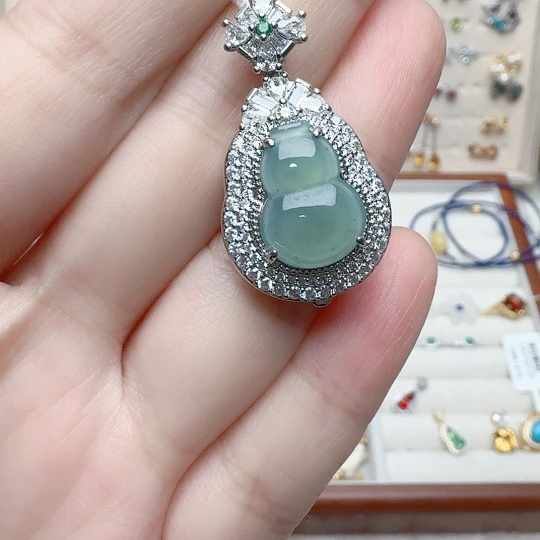 翡翠吊坠(不含链)合金吊坠470