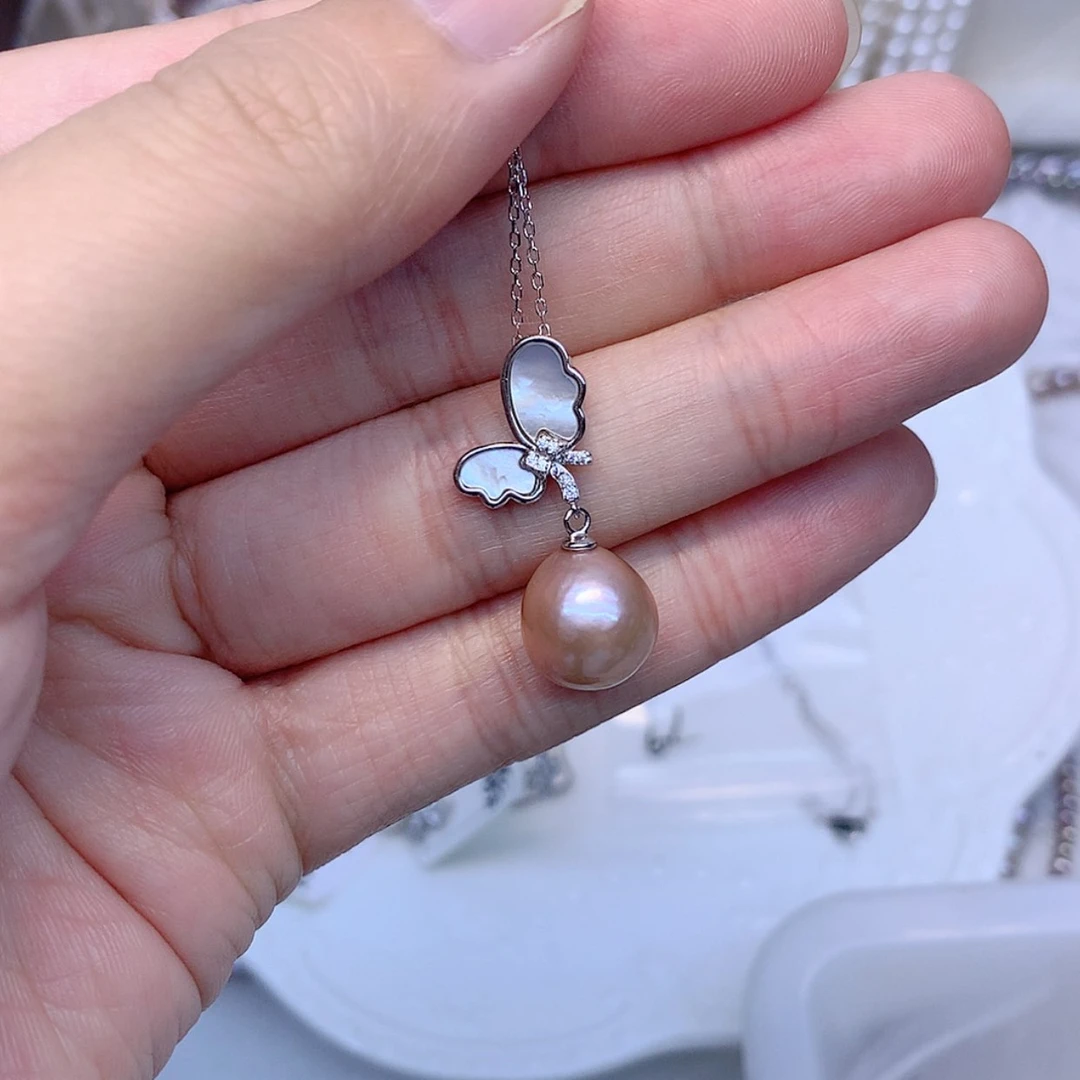 【闪购商品】颈饰银S925镶嵌淡水珍珠