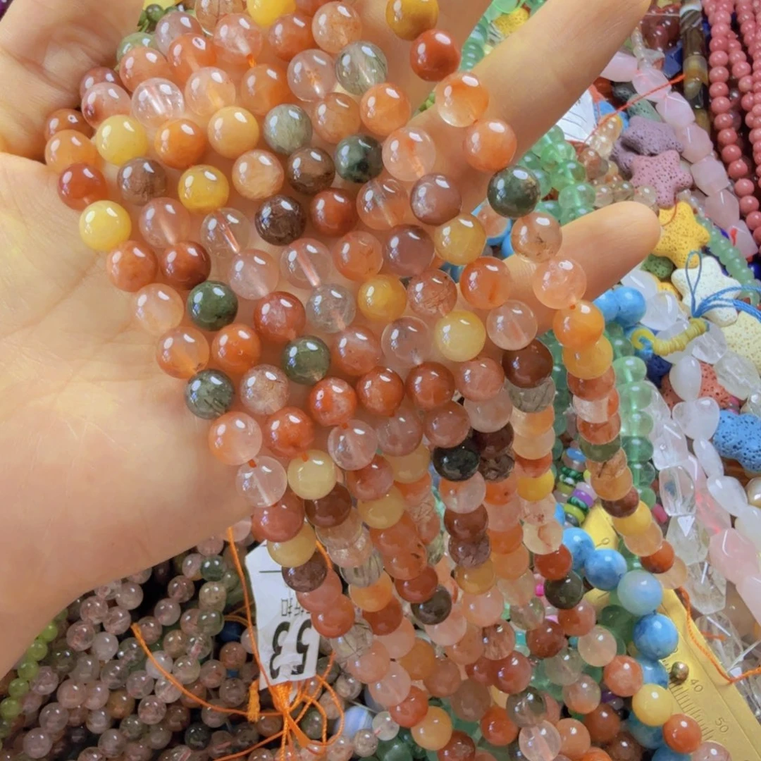 合金玛瑙/玉髓珠宝半成品卡8彩发一条