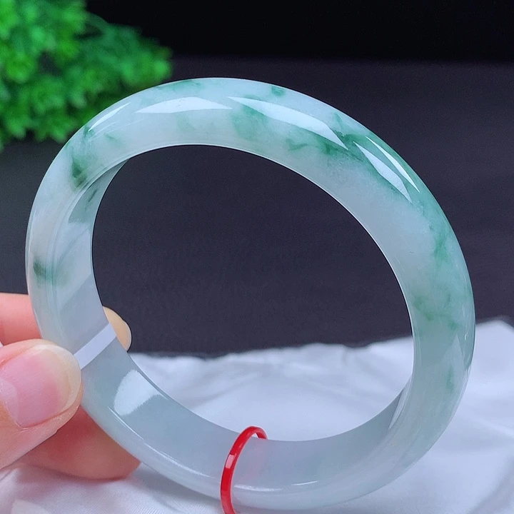 翡翠未镶嵌手镯63圈431202