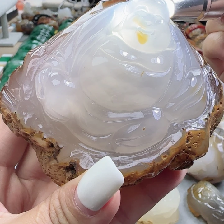 玛瑙/玉髓合金把件