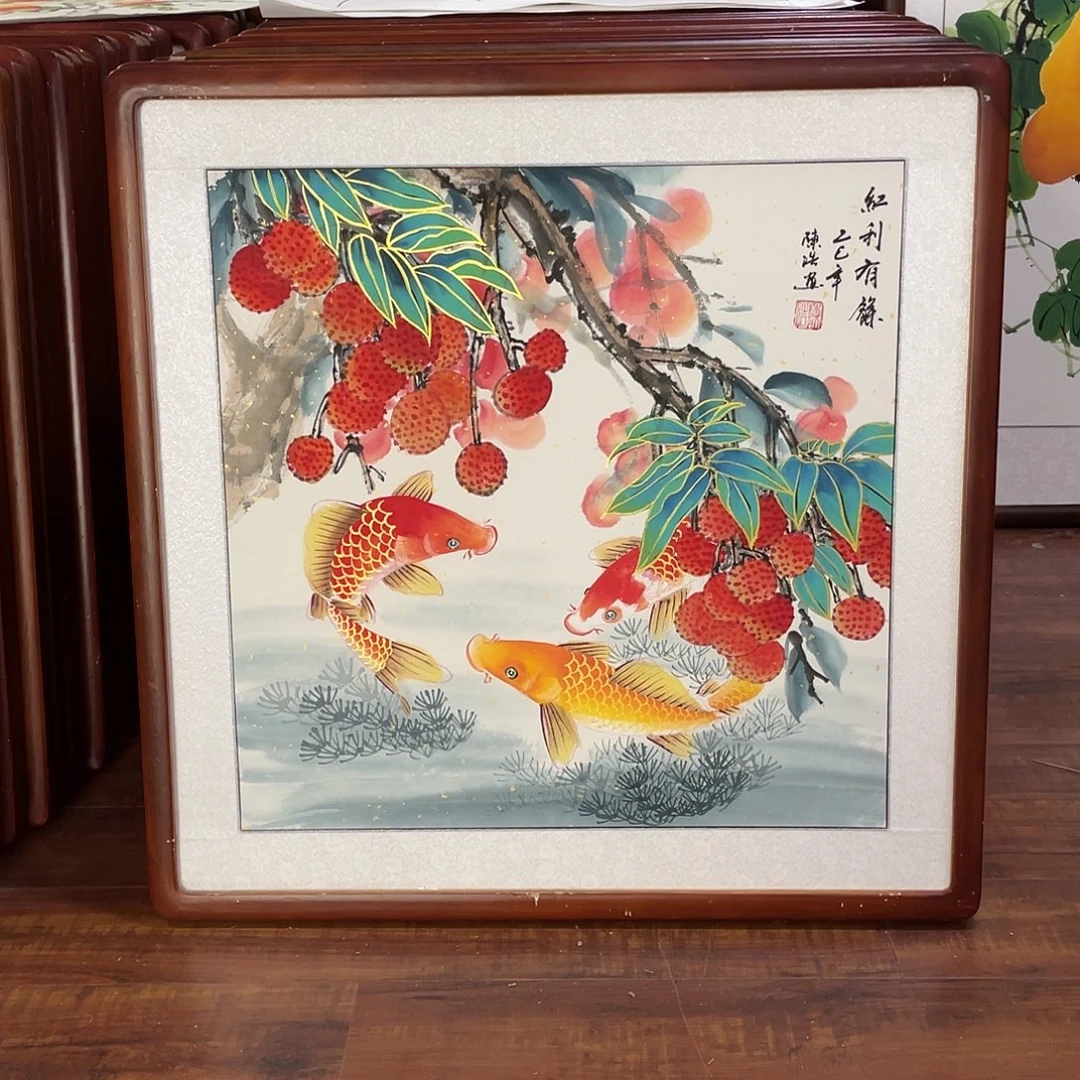 国画带框尺寸63*63厘米