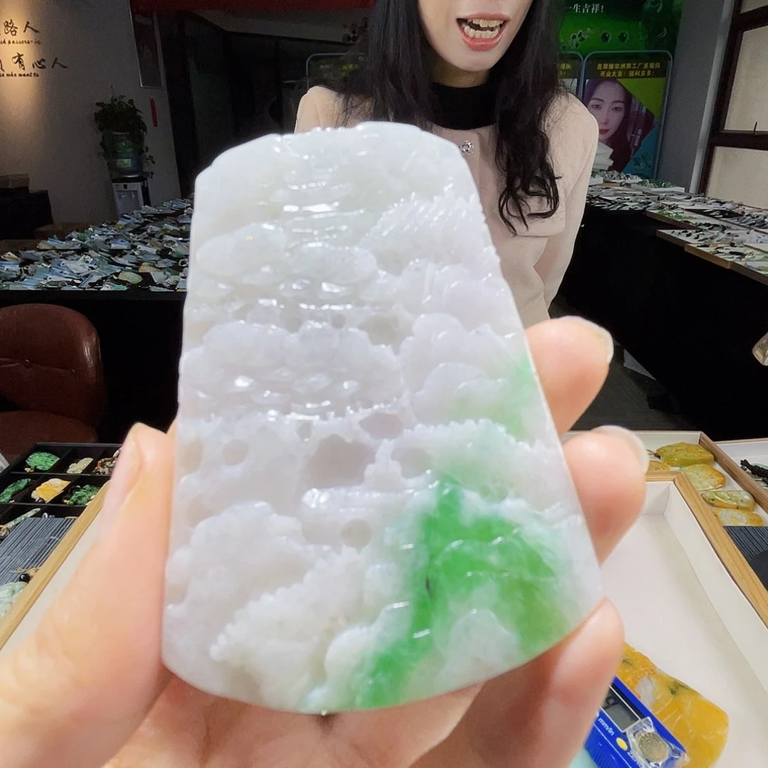 颈饰未镶嵌翡翠翡翠