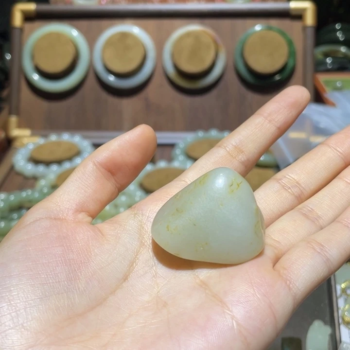 土***金未镶嵌和田玉珠宝半成品