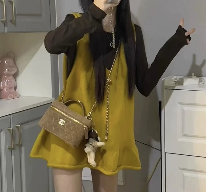 【宝贝家】6620两件套上衣针织