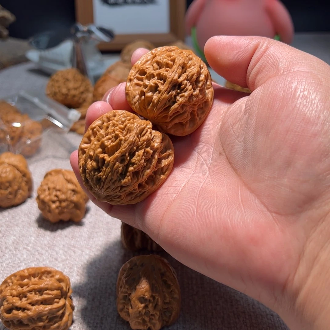 文玩核桃把件磊42虎头