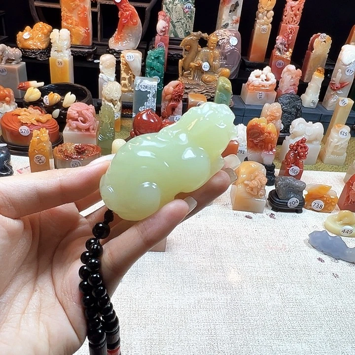 昌化石印石寿山石雕刻