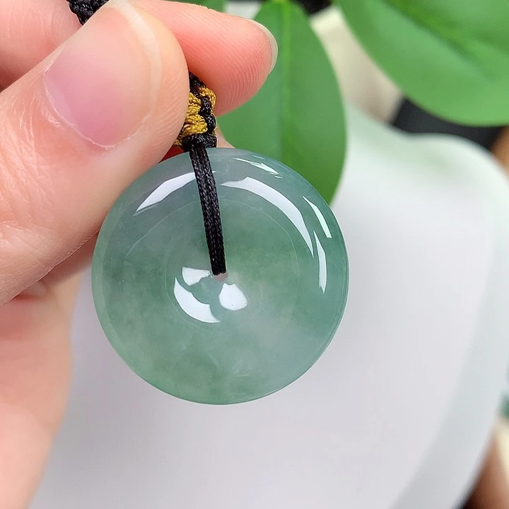 颈饰未镶嵌翡翠平安扣 27-5.6mm