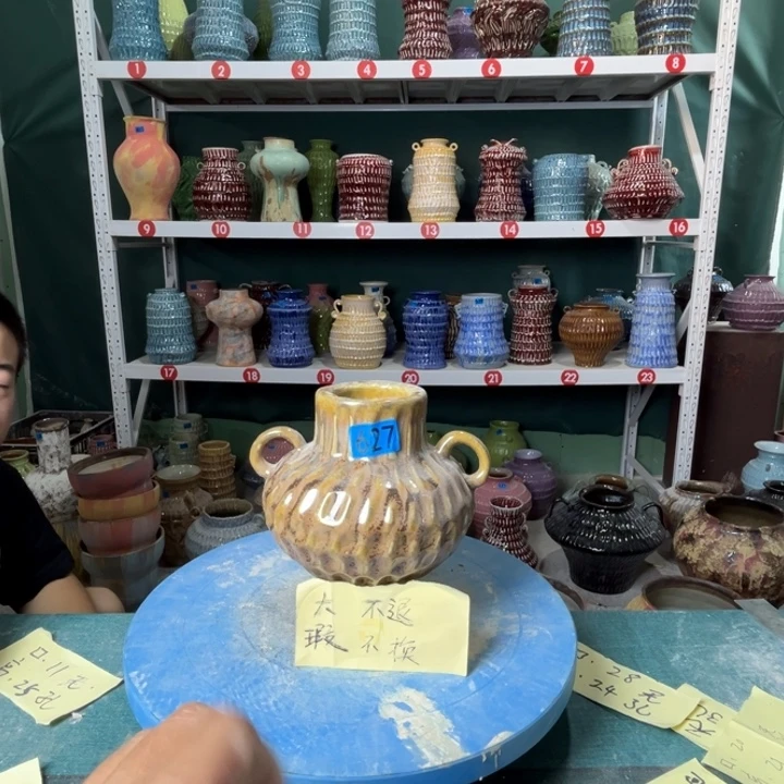 景德镇陶瓷花盆花器627