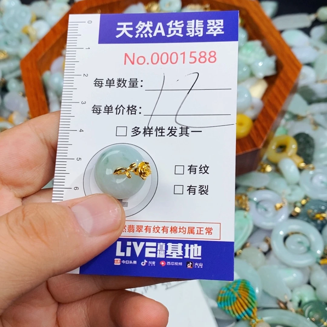 颈饰未镶嵌翡翠1588