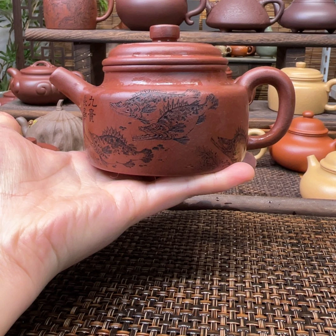 茶壶紫砂宜兴原矿紫砂手工制全220