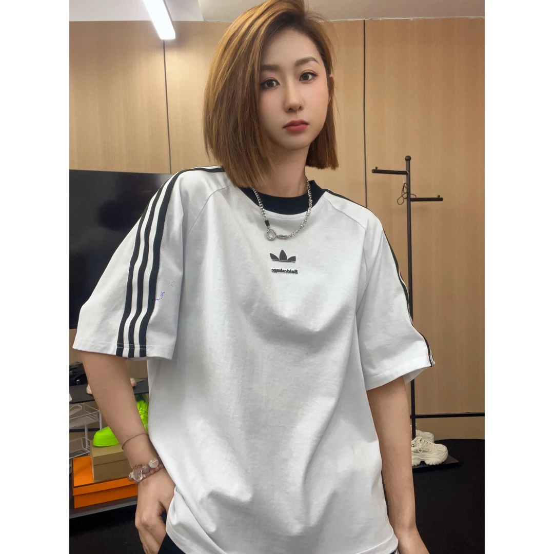 夏季半袖男女同款短袖T恤时尚百搭休闲舒适透气上衣