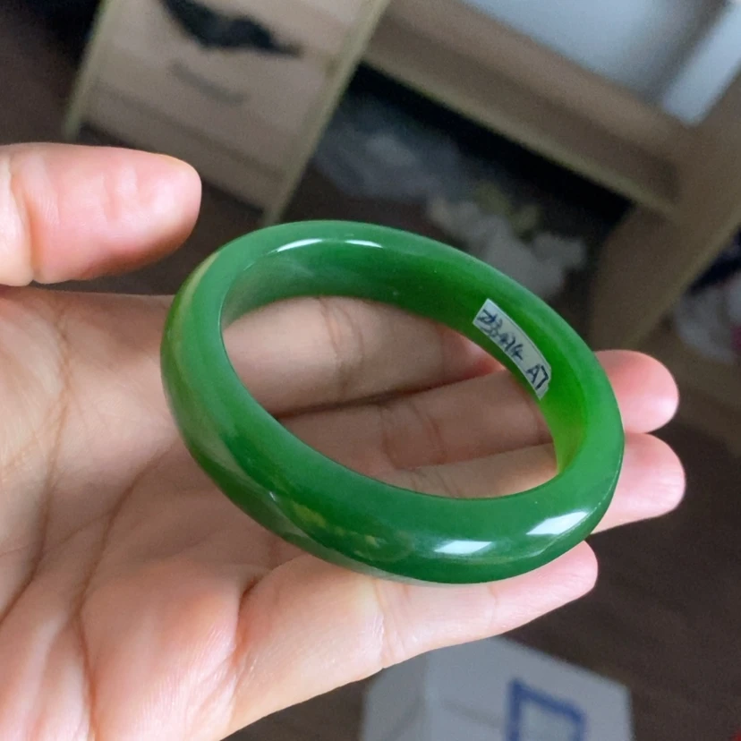 【闪购商品】未镶嵌手镯和田玉（碧玉）