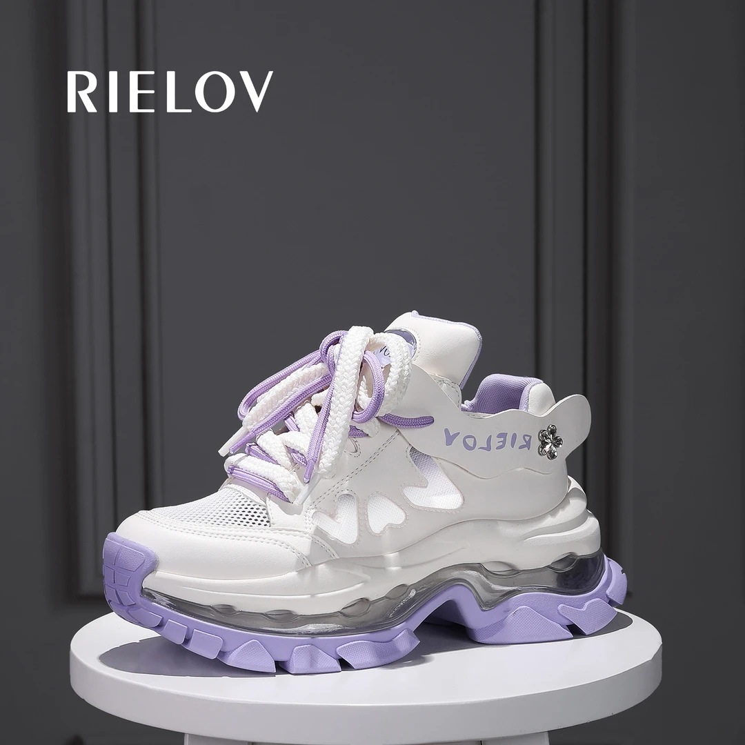 一号店●RIELOV增高7cm时尚潮流百搭女士休闲鞋56185